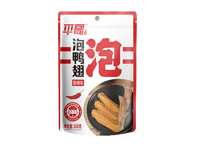 平哥3个装泡鸭翅香辣味100g